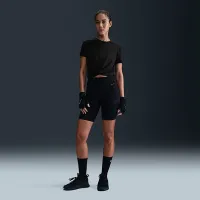 Nike One Classic Twist жіноча Dri-FIT Short-Sleeve Top колір чорний