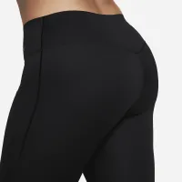Nike Universa женская Medium-Support Mid-Rise 7/8 лосины с карманамицвет черный