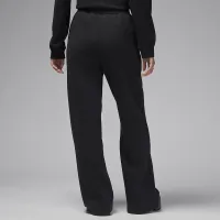 Nike Jordan Flight Fleece жіноча Open-Hem Pants колір чорний