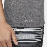Nike мужские Heatheцвет красный Sleeveless Hydroguard Swim Shirt цвет черный