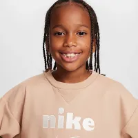 Nike Cozy Comfort Little дитячі 2-Piece Crew комплект колір коричневий