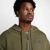 Nike Devin Booker мужские Therma-FIT Full-Zip Толстовка с капюшоном цвет зеленый