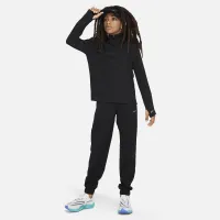 Nike Multi Big детские (для мальчиков) Dri-FIT UV Long-Sleeve 1/2-Zip Top цвет черный
