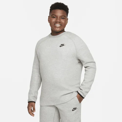 Nike Sportswear Tech Fleece Big дитячі (для хлопчиків) світшот (Extended Size) колір сірий