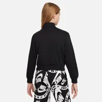 Nike Sportswear Club Fleece Big дитячі (Girls') 1/2-Zip Long-Sleeve Top колір чорний
