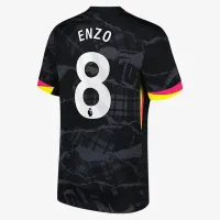 Enzo Fernández Chelsea 2024/25 Stadium Third чоловічі Nike Dri-FIT Soccer Jersey колір сірий
