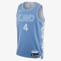 Evan Mobley Cleveland Cavaliers 2024/25 City Edition чоловічі Nike Dri-FIT NBA Swingman Jersey блакитний