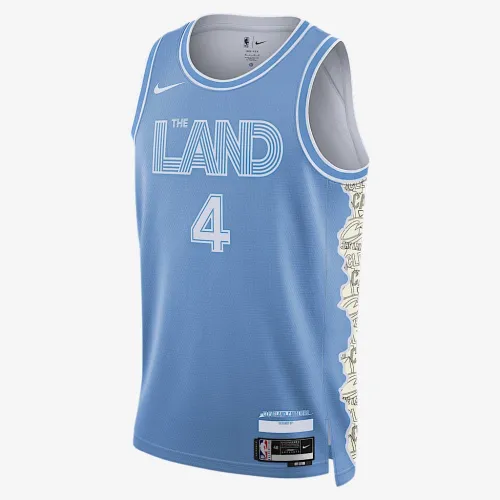 Evan Mobley Cleveland Cavaliers 2024/25 City Edition чоловічі Nike Dri-FIT NBA Swingman Jersey блакитний