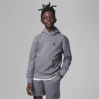Nike Jordan MJ Essentials Big детские Pullover Толстовка с капюшоном цвет серый