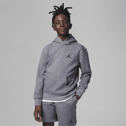 Nike Jordan MJ Essentials Big детские Pullover Толстовка с капюшоном цвет серый