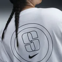 Nike Sabrina жіноча Long-Sleeve баскетбольні футболка (великі розміри) колір білий