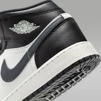 Nike Air Jordan 1 Mid Big детские Кроссовки цвет черный