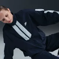 Nike Sportswear Windrunner женская оверсайз Куртка синий
