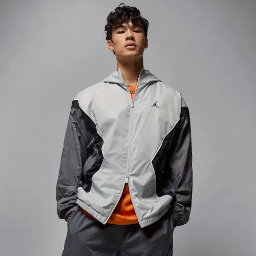 Nike Jordan Brooklyn чоловічі Hooded Draft Куртка колір сірий