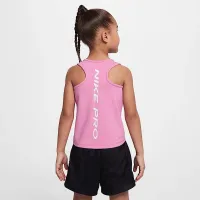Nike Dri-FIT Little детские Pro Tank Pink