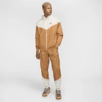 Nike Windrunner мужские Woven Lined Pants цвет коричневый