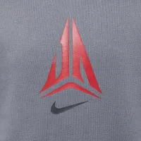 Nike Ja Big детские Pullover баскетбольные Толстовка с капюшоном цвет серый