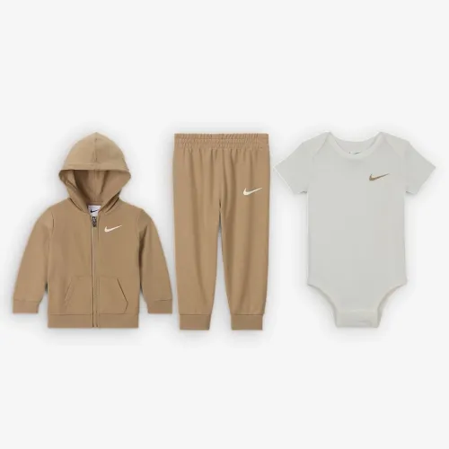 Nike Baby (0-9M) 3-Piece Bodysuit набор цвет коричневый