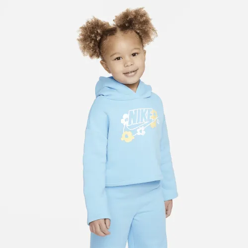 Nike Floral Fleece Toddler Graphic Толстовка с капюшоном синий