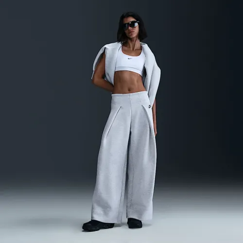 Nike Sportswear Tech Fleece женская С высокой Талией Pleated Pants цвет серый