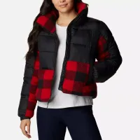 Куртка Columbia Leadbetter Point Sherpa Hybrid Puffer 1955243011 - чорно-червона