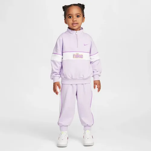 Nike E1D1 Toddler Quarter-Zip Top and Pants набор цвет фиолетовый
