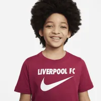 Nike Liverpool FC Swoosh Big Kids' Soccer T-Shirt Red