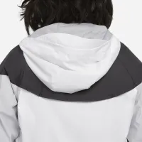 Nike Sportswear Windrunner Big детские (для мальчиков) Loose Hip-Length Hooded Куртка (Extended Size) цвет белый