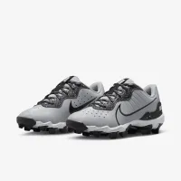 Nike Alpha Huarache 4 Keystone Little/Big дитячі бейсбольні бутси колір сірий