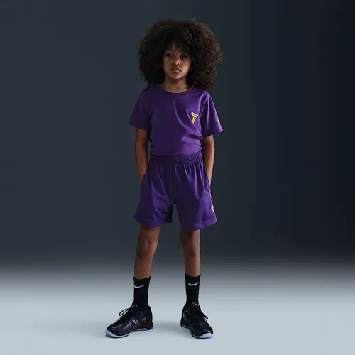 Nike Kobe Big детские Dri-FIT шорты цвет фиолетовый