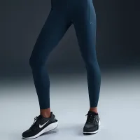 Nike Swift жіноча З високою талією 7/8 Running лосіни з кишенямиблакитний
