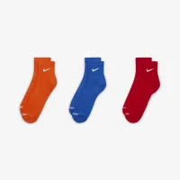 Nike Everyday Plus Cushioned тренувальні Ankle шкарпетки (3 пар) різнокольорові