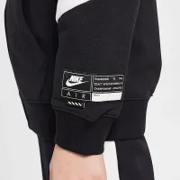 Nike Air Big детские Fleece Full-Zip Толстовка с капюшоном цвет черный