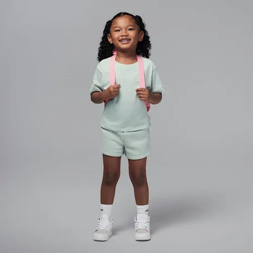 Nike Jordan Brooklyn Essentials Toddler 2-Piece Fleece шорти комплект колір зелений