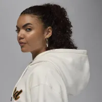 Nike Jordan x Howard University женская Satin-Lined Pullover Толстовка с капюшоном цвет белый