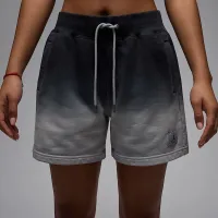 Nike Jordan Flight Fleece жіноча French Terry шорти колір сірий