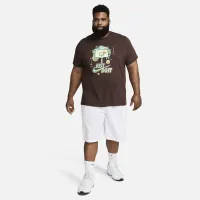 Nike чоловічі баскетбольні футболка колір коричневий