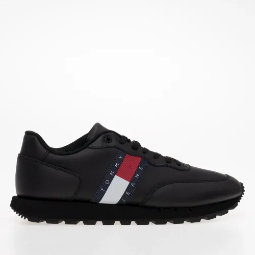 Кроссовки Tommy Jeans Leather Runner EM0EM00898-0GK - Черные