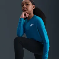Nike Sportswear Big дитячі Long-Sleeve футболка блакитний