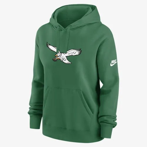 Philadelphia Eagles Club жіноча Nike NFL Pullover Толстовка з капюшоном колір зелений