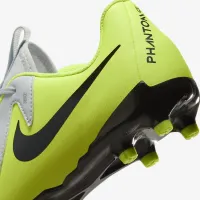 Nike Jr. Phantom GX 2 Academy Little/Big дитячі MG Low-Top футбольні бутси колір сірий