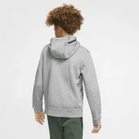 Nike Sportswear Club Big детские Full-Zip Толстовка с капюшоном цвет серый