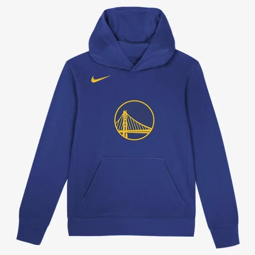 Golden State Warriors Club Little детские Nike NBA Pullover Толстовка с капюшоном синий