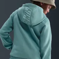 Nike Sportswear Club Fleece Big детские Hooded Tracksuit цвет зеленый