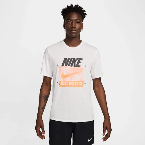Nike Rise 365 Run Energy чоловічі Dri-FIT Running Short-Sleeve Top колір білий