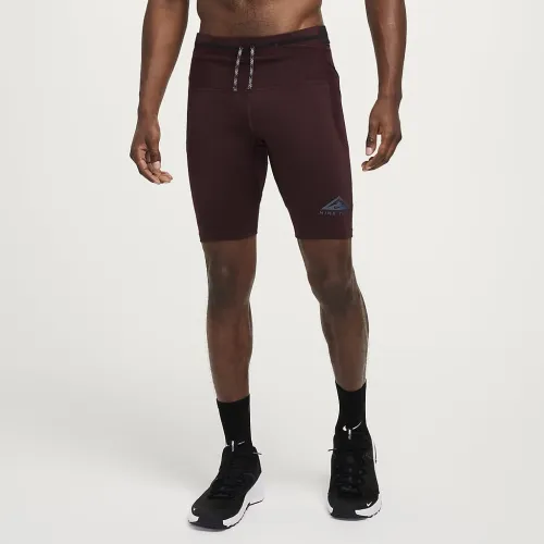Nike Trail Lava Loops мужские Dri-FIT Running 1/2-Length Tights цвет красный