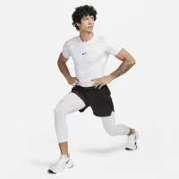 Nike Pro мужские Dri-FIT 3/4-Length Fitness Tights цвет белый
