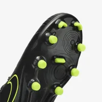 Nike Jr. Tiempo Legend 10 Club Little/Big детские Multi-Ground Low-Top футбольные бутсы цвет черный