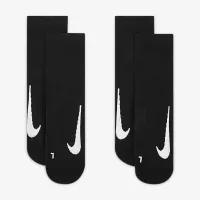 NikeCourt Multiplier Max Tennis Ankle шкарпетки (2 пар) колір чорний