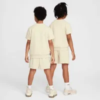 Nike Little детские Club Family 2-Piece шорты набор цвет коричневый